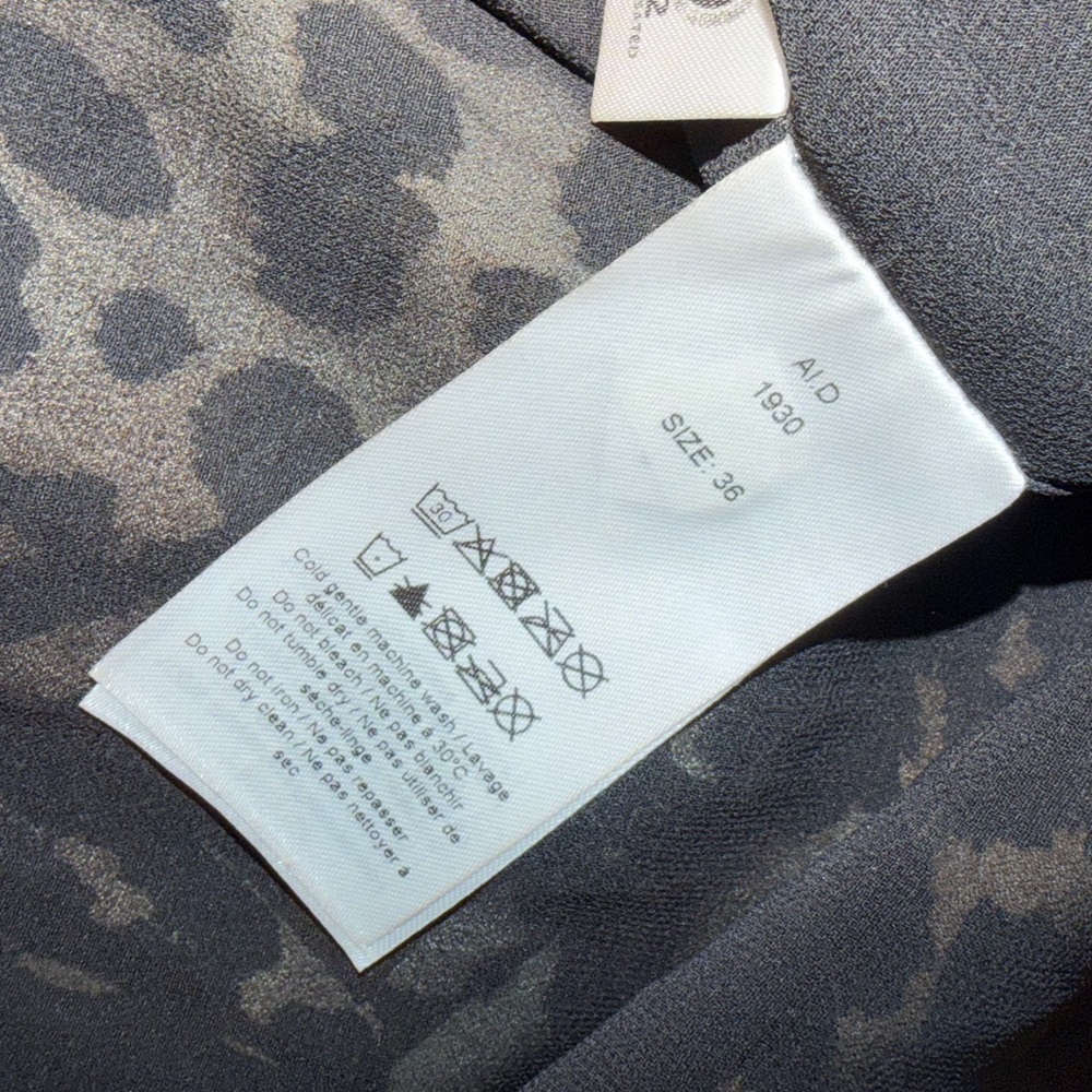 Ganni Leopard Pleated Georgette Dress - Picture 13 of 13